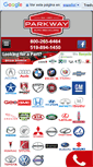 Mobile Screenshot of parkwayautorecyclers.com